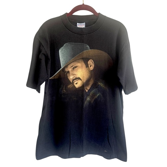 Vintage 1995 Tim McGraw I Like It I Love It Tour Band Tee Single Stitch Large - Picture 1 of 5